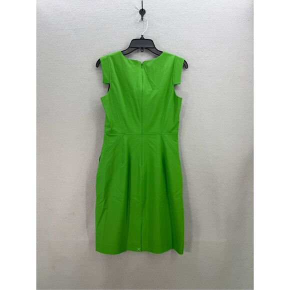NWOT J. Crew Women Green Tollegno Italian Stretch Wool Sheath Resume Dress 4P - Picture 8 of 10